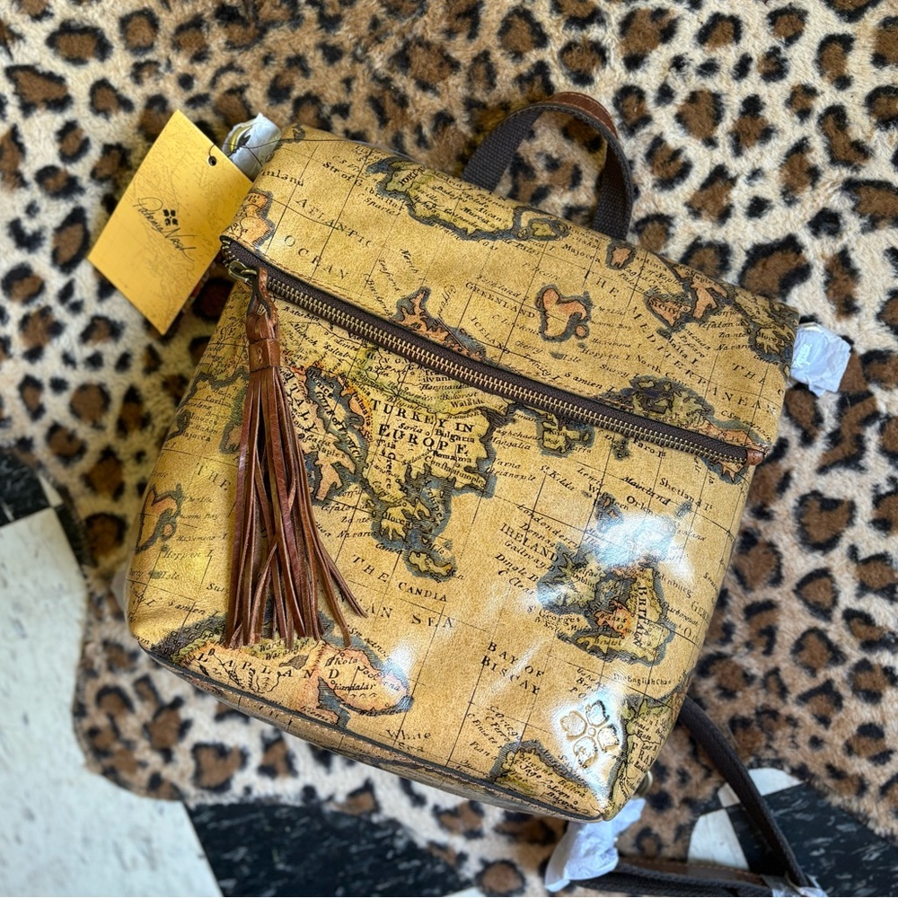 Patricia Nash Map Print Backpack